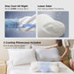 Cervical Neck Pillow - Memory Foam Pillows for Ergonomic Orthopedic Pillow for Neck Pain Relief, Double - Sided Design Shape Gently Cradles Head & Provides for Side & Back Sleepers