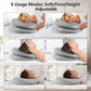 Cooling Memory Foam Pillow – 6-in-1 Adjustable Height & Firmness for All Sleep Positions (Gray)