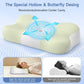 Memory Foam Cervical Pillow, Neck Comfort Support,Ergonomic High-Low Contour Neck Pillow, Supportive Sleeping Pillow for Side, Back, Stomach Sleepers, Removable Washable Cover(Green)