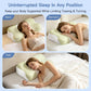 Memory Foam Cervical Pillow, Neck Comfort Support,Ergonomic High-Low Contour Neck Pillow, Supportive Sleeping Pillow for Side, Back, Stomach Sleepers, Removable Washable Cover(Green)