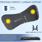 Lumbar Support Pillow for Sleeping Memory Foam Lumbar Pillow for Lower Back Pain Relief Back Support Pillow for Side,Back and Stomach Sleepers-Bed Wedge Bolster Pillow Bed Rest Pillow(Gray)