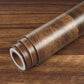 Walnut Contact Paper Wood Grain Peel and Stick Countertops Waterproof Counter Top Contact Paper Wood Wallpaper Brown Walnut Vinyl Wrap for Cabinets Desk Wallpaper Removable Veneer 15.8inx78.8in