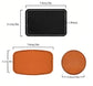 Laser Engraving Blanks - 60pcs Leatherette Brown Hat Patches - PU Leather Iron on Hat Patch for DIY Custom Laserable Engravable Craft Gifts