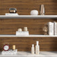 Walnut Brown Contact Paper Wood Grain Peel and Stick Countertops Waterproof Counter Top Contact Paper Wood Wallpaper Brown Walnut Vinyl Wrap for Cabinets Desk Wallpaper Removable Veneer 15.8inx78.8in