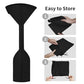 Stand-Up Patio Heater Cover, 95"H x 34"D x 19"B, Black Waterproof Outdoor Heater Cover with Zipper and Storage Bag, Dustproof, UV-Resisant, Wind-Resistant