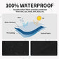 Patio Heater Cover, 89"H x 33"D x 19"B, Black Waterproof Outdoor Heater Cover with Zipper and Storage Bag, Dustproof, UV-Resisant, Wind-Resistant