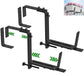 2PCS Adjustable Planter Box Brackets, Brackets for Window Boxes Planters Hanging Flower Box Holders, Wall Mount Holder for Windowsills, Garden, Fences, and Balcony - Black