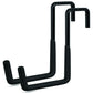 2 Pcs Rafter Hanger Hook, Large S Hooks, Upgraded Fence Hangers, Ladder and Bike Hanging Hooks for Storage, Heavy Duty Garage Utility Rafter Hook for Hanging Hose, Plants, Chairs and More - Black - Size 2 Pcs