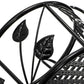 2-Pack Metal Plant Holders for Indoor Outdoor Railings, Fence Plant Hangers, Hanging Flower Baskets for Porch, Balcony, Stair Railing, Black