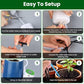 Automatic Plant Watering System – Indoor Drip Irrigation Kit with Timer & Pump, Rechargeable Programmable Watering Device for 12 Potted Plants,Self-Watering System for Houseplants, Greenhouse&Office