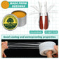 Grafting Tool Kit with Grafting Wax, Knife, Tape for Fruit Trees | Complete Grafting Set, 8 oz Wax, 2-5/8" Curved/straight Knife, 3 Tapes, 12 Labels, for Floral Budding, Garden Maintenance