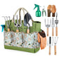 Complete Garden Tool Set with Tote Bag-Green