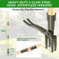 Weed Puller Tool, Stand Up Heavy Duty Weed Remover Tool with Long Handle – 4-Claw Steel Head Weeder for Dandelions, Bamboo Garden Hand Weeding Tool, No Kneeling for Easy Root Removal