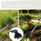 60" Weed Puller Tool with Long Handle | Heavy Duty 2-in-1 Weed Rake and Garden Hoe, Manual Weed Remover Tool for Yard, Lawn, Patio, Garden