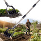 Garden Hand-Held Rotating Tiller for Home and Garden Soil Cultivation-Black