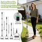 Garden Hand-Held Rotating Tiller for Home and Garden Soil Cultivation-Black