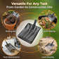 Stainless Steel Garden Sieve Shovel for Soil and Compost Screening-Grey