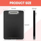 6 Pack Clipboard with Storage, High Capacity Storage Clipboard 8.5 x 11 with Pen Holder, Letter / A4 Size, Inner Plastic Folder Attached for Teacher Office Home, Size 13.4 x 9.4 x 0.9 in