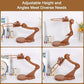 Embroidery Stand Beech Wood Violin Base Clamp Cross Stitch Holder Adjustable Height and Angle, Stable Violin-Shaped Base, Universal Clamp Fits Most Hoops, Premium Beech Wood Construction
