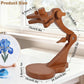 Embroidery Stand Beech Wood Violin Base Clamp Cross Stitch Holder Adjustable Height and Angle, Stable Violin-Shaped Base, Universal Clamp Fits Most Hoops, Premium Beech Wood Construction
