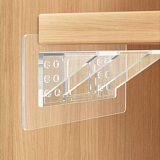 12 Pieces Large Size Adhesive Shelf Bracket, Shelf Support Pegs | Double Row Thickened and Reinforced Design, Punch Free, Shelf Support Pegs, For Shelves Kitchen Cabinet Book Closet