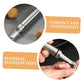 2 Pcs Stainless Steel Shrimp Deveiner Tool Core Remover Multi-function Kitchen Gadget for Longan Lychee