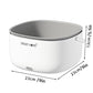 Ultrasonic Fruit Washer and Produce Cleaner Device,Self Spinning Berry Washing Bowl with 2-Tier Drain Basket Strainer,Countertop Fruit and Vegetable Washing Machine for Grapes, Strawberries