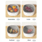 Ultrasonic Fruit Washer and Produce Cleaner Device,Self Spinning Berry Washing Bowl with 2-Tier Drain Basket Strainer,Countertop Fruit and Vegetable Washing Machine for Grapes, Strawberries