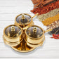 Stainless Steel Sugar Bowl Set, Rotatable 3 Flavour Seasoning Jar with Visible Glass Lid and Spoon, Condiment Pots Seasoning Box, Seasoning Dispenser, Reusable Spice Container for Kitchens