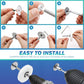 Inside Pipe Cutter for PVC Pipe - Internal PVC Cutter Tool with 6 HSS Saw Blades & 3.15" Guide Disc, Adjustable Depth Plumbing Tool for Shower Drain, Toilet Flange, ABS, Soft Metal