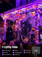 Solar String Lights Outdoor Waterproof, LED Outdoor Light | Solar Fairy Lights with 8 Lighting Modes, IP65 Waterproof Solar Christmas Halloween Lights for Outdoor Outside Tree Patio - Orange Purple - Size 40ft 100-LED String Light