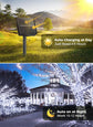 Solar String Lights Outdoor, 2 Pack LED Solar Outdoor Lights | Solar Fairy Lights with 8 Lighting Modes, Waterproof Solar Christmas Halloween  Lights for Outside Tree Garden Balcony Gazebo Party - White - Size 105ft 300-LED String Light