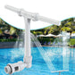 Upgrade Pool Fountain - Dual Spray Water Fountains for Above Ground/Inground Pools, 2-in-1 Adjustable Waterfall Pool Sprinkler Fountain