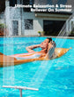Upgrade Pool Fountain - Dual Spray Water Fountains for Above Ground/Inground Pools, 2-in-1 Adjustable Waterfall Pool Sprinkler Fountain