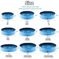48*12in Foldable Dog Pet Bath Pool Collapsible Dog Pet Pool Bathing Tub Teen Pool Doggie Wading Pool for Puppy Small Medium Large Dogs Cats and Teen - Blue - Size 48*12in