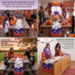Halloween Table Runner 72 in with Big Bows Spillproof Pumpkin Ghost Spill-proof/Water-resistant,3D Statement Bow-Knot,Premium Heavyweight Fabric,Spillproof Coating & Outdoor Ready - Multi - Size A