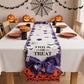 Halloween Table Runner 72 in with Big Bows Spillproof Pumpkin Ghost Spill-proof/Water-resistant,3D Statement Bow-Knot,Premium Heavyweight Fabric,Spillproof Coating & Outdoor Ready - Multi - Size E