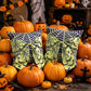 Halloween Pillow Covers Set of 2，18X18 Inch Autumn Bow Decorative Holloween Cushion Cases for Sofa Couch Home Decor - Red - Size 18*18in