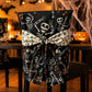 Halloween Dining Chair Slipcover Spooky Chair Back Covers Stretchable Washable Chair Protective Covers for Dining Room Kitchen Office Hotel Seat Decor - G - Size 4Pack