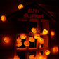 Halloween LED Lights Pumpkin String Lights Battery-Powered Lights Waterproof - Yellow - Size 1.5m 10-LED light