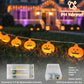 Halloween LED Lights Pumpkin String Lights Battery-Powered Lights Waterproof - Yellow - Size 1.5m 10-LED light