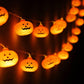 Halloween LED Lights Pumpkin String Lights Battery-Powered Lights Waterproof - Yellow - Size 3m 20-LED light