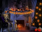 Halloween LED Lights Pumpkin String Lights Battery-Powered Lights Waterproof - Yellow - Size 6m 40-LED light