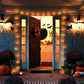 Halloween LED Lights Pumpkin String Lights Battery-Powered Lights Waterproof - Yellow - Size 6m 40-LED light