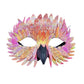 Owl Beak Face Mask Halfface Bird Face Cover for Masquerade Ball Party Halloween Mardi Gras Costumes Fancy Dress - Yellow