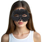 Owl Beak Face Mask Halfface Bird Face Cover for Masquerade Ball Party Halloween Mardi Gras Costumes Fancy Dress - Black