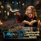 Flameless Floating Candles with Wand，12 Pcs Magic LED Hanging Taper Candles，Flickering Battery Operated Taper Candle with Wand Remote for Halloween Decorations Best Gift（Black）