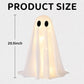 Halloween Decorations -2 Packs Spooky Light Up Ghosts with Lights | Scary Ghost for Halloween Decor Indoor Party Home Table Room Kitchen and Fireplace Decor