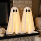Halloween Decorations -2 Packs Spooky Light Up Ghosts with Lights | Scary Ghost for Halloween Decor Indoor Party Home Table Room Kitchen and Fireplace Decor