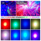 Disco Ball Light RGB Magic Ball Strobe Pattern Light with UV Light, Suitable for Home Parties, Halloween Parties, Bars, Christmas Parties and Weddings